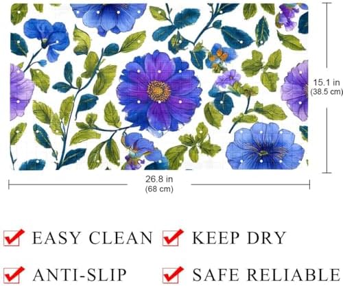 Non Slip Shower Mat Bathtub Mat 15.1x26.8 Inch, Quick Dry Bath Mat - Image 4