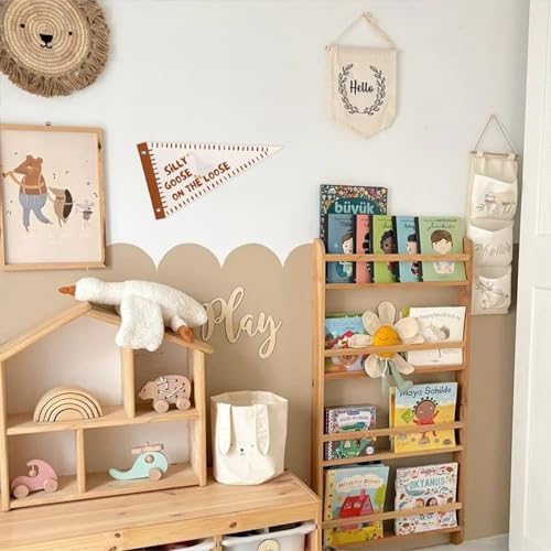Silly Goose On the Loose Banner Felt Pennant Goose Nursery Decor - Image 4