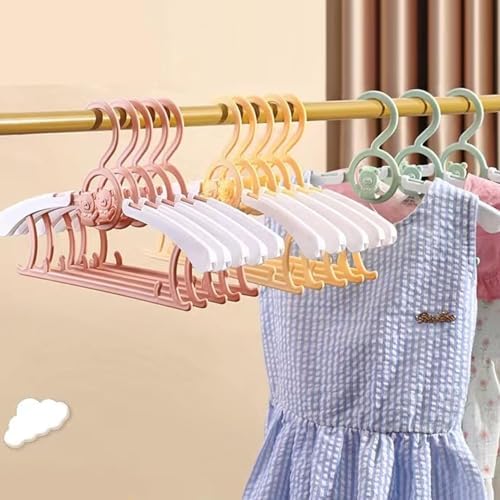 Baby Clothes Hangers 20 Pack, Plastic Kids Hangers Space Saving - Image 6