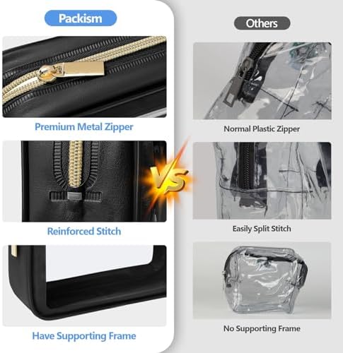 PACKISM Clear Makeup Bag Foldable - Image 5
