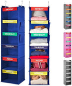 Kids Hanging Closet Organizer 6-Shelf by Handy+Laundry