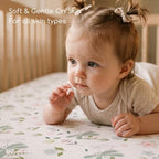 3 Pack Baby Crib Sheets for Boys Girls 52x28 Fitted Crib Sheet - Image 3