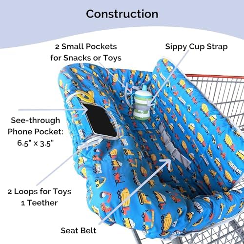 Suessie Shopping Cart Cover and High Chair Cover, Construction - Image 3