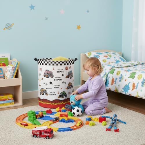 Baby Laundry Hamper kids laundry Basket Waterproof Laundry Bag - Image 4