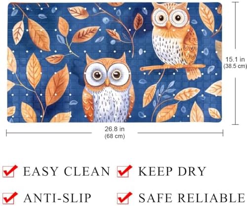 Shower Mat Bathtub Mat, 26.8x15.1 inch, Non-Slip Bath Mat - Image 4