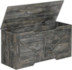 HOOBRO Storage Bench, 39.4” Retro Wooden Storage Chest by HOOBRO