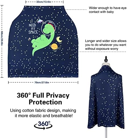 Metplus Baby Car Seat Cover, No Touch Sign Carseat Canopy & Nursing Covers - Image 3