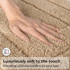 GRANNY SAYS Beige Bathroom Rugs Set 2 Piece, Soft Microfiber Bath Mats - Image 5