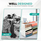 VitalUp Clear Plastic Storage Bags, Durable Zippered Storage Bags - Image 3