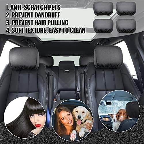 Tallew 4 Pcs Universal Car Headrest Cover - Image 3