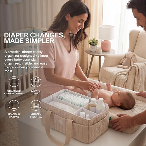 Koala Babycare Baby Diaper Caddy Organizer - Image 2