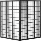VEVOR Room Divider, 6 Panel Japanese Room Divider, Folding Privacy Screen Indoor - Image 4