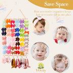 YOcity Bow Organizer for Girls Hair Bows Baby Headband Holder - Image 5