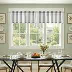 jinchan Linen Balanced Stripe Valances - Image 3