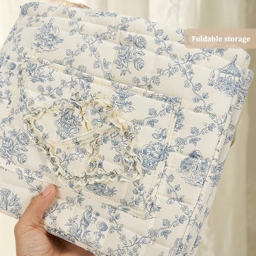 Floral Fabric Storage Basket Car Interior Storage Basket Underwear Sundries - Image 7