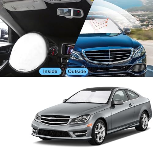 TINGLU Sun Shade for Mercedes Benz C Class W205 C250 C300 C400 2015-2021 - Image 6