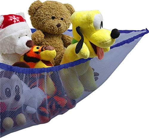 Simple Houseware 2 Pack Stuffed Animal Toy Hammock Net, Dark Blue - Image 2
