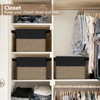 Goodpick Woven Storage Basket for Shelves - Image 6