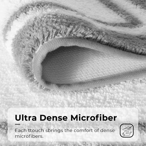 GRANNY SAYS Microfiber Bathroom Rugs Non Slip Washable, Water Absorbent Bath - Image 5