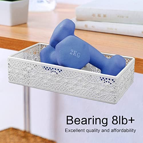 Under Desk Drawer, Clamp on Desk Organizer Under Table Hanging Desk Storage - Image 3