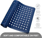 TEESHLY Bath Mat for Tub & Shower, Non Slip Soft Bathmat - Image 4
