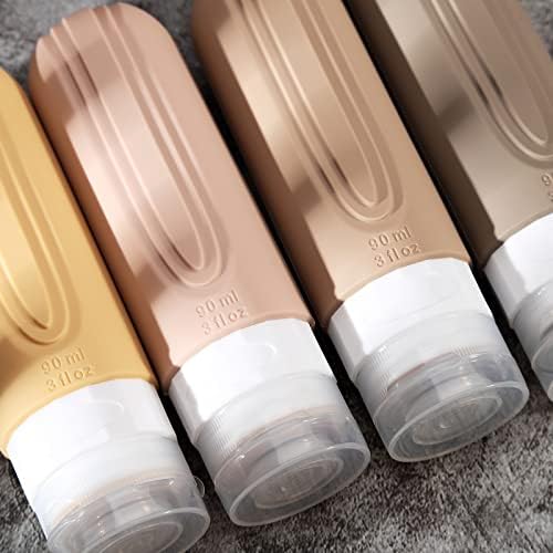 Mrsdry Travel Bottles for Toiletries, Tsa Approved 3oz Travel Size Containers - Image 5
