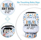 Metplus Baby Car Seat Cover, No Touch Sign Carseat Canopy & Nursing Covers - Image 2