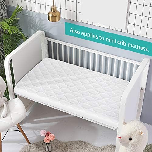 Pack and Play Mattress Protector Pad 38" X 26" Waterproof Sheets Fitted - Image 3