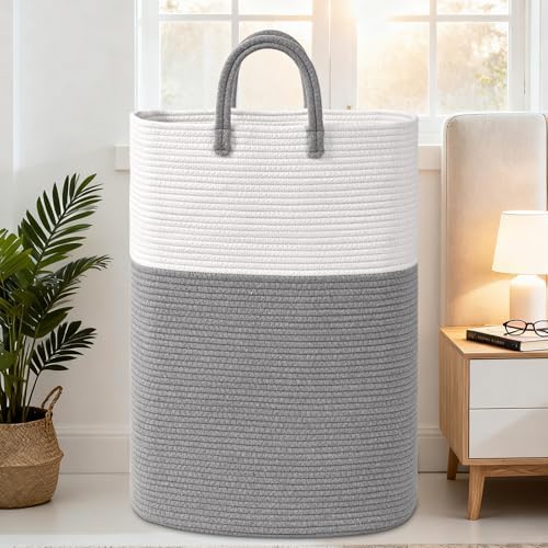 Woven Laundry Basket for Clothes, 100L Large Rectangle Laundry Hampers - Image 3
