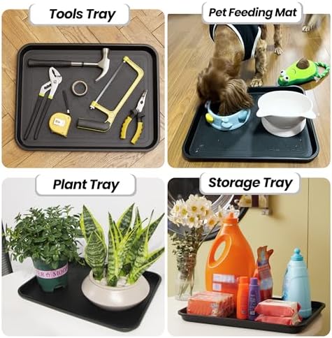 WATANIYA PET Boot Tray for Entryway Indoor, Heavy Duty Shoe Mat Tray 2 Packs - Image 3