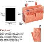Surblue Bedside Caddy Hanging Bed Organizer Storage Bag Pocket - Image 5