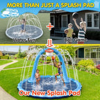 Instraella Splash Pad for Kids and Dog, Shoot Game for Backyard, Inflatable - Image 2