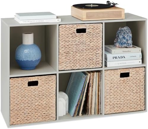 Best Choice Products Kids Bookcase 6-Cube Storage Organizer, 13.5in Shelf by Unknown