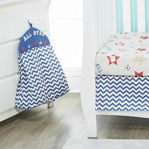EVERYDAY KIDS 4 Piece Boys Crib Bedding Set - Image 7