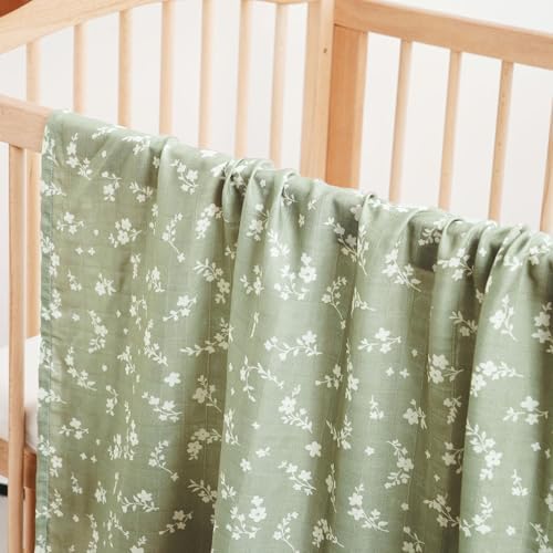 4 Set Muslin Swaddle Blankets Receiving Blanket - Image 5