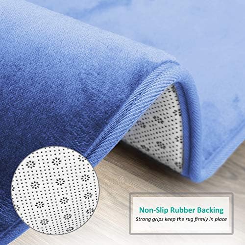 Clara Clark Bathroom Rugs, Velvet Memory Foam Bath Mat, Machine Washable Bath - Image 4