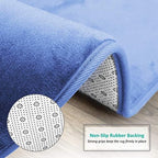 Clara Clark Bathroom Rugs, Velvet Memory Foam Bath Mat, Machine Washable Bath - Image 4