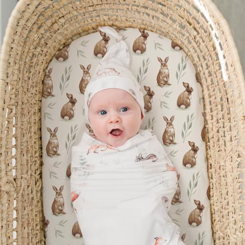 Stretch Fitted Bassinet Sheet Set BROLEX 2 Pack Cradle Sheets - Image 7