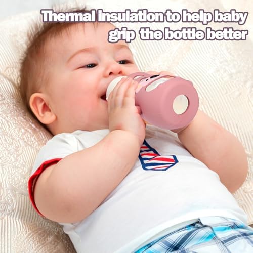 BUSOHA 3 Pack Silicone Sleeves for Avent Baby Bottles - Image 5