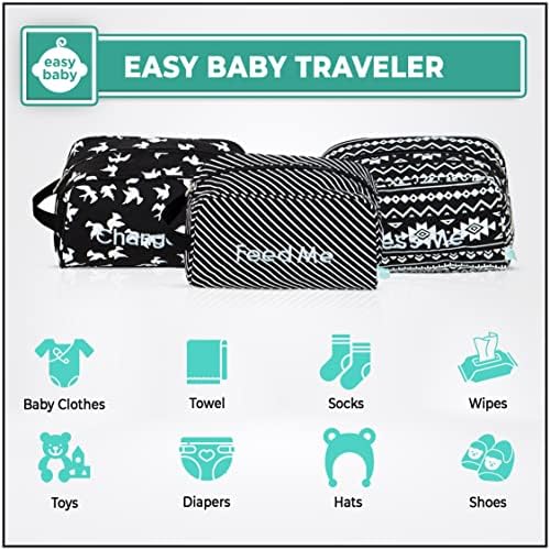 Easy Baby - Diaper, and Supplies - Organizer Pouches and Changing Pad - Change - Image 2