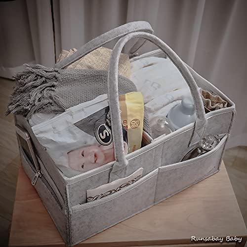 Runsabay. Nursery Basket-Baby Diaper Caddy Organizer - Image 5