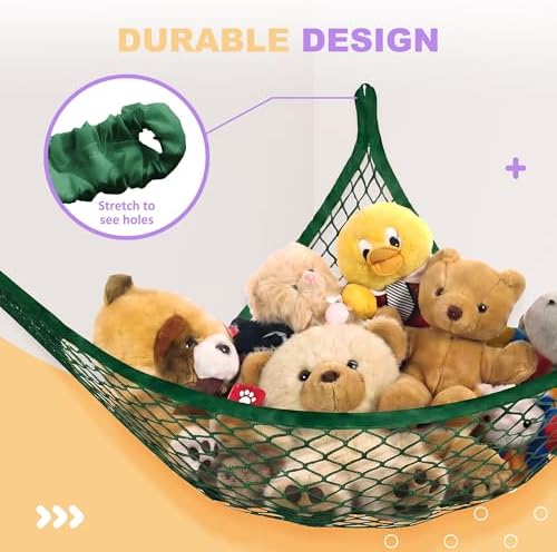 Lazebox Stuffed Animal Net Hammock - Image 3