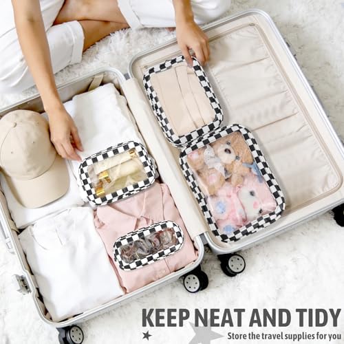 YOPCDJ 5PCS Diaper Bag Organizer Pouch Set, TSA Approved Toiletry Bag，Clear - Image 5
