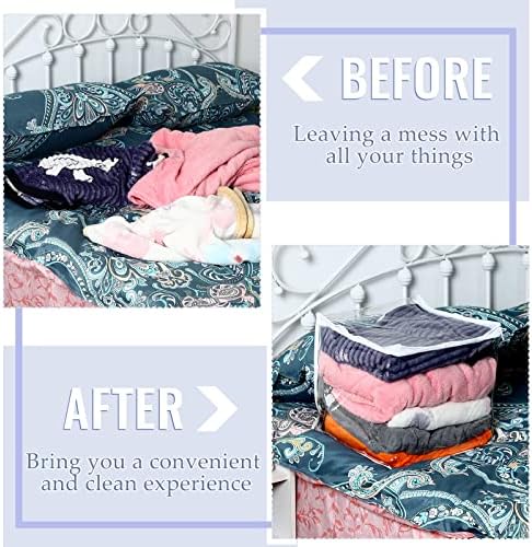 Shappy 6 Packs Clear Plastic Storage Bags - Image 5