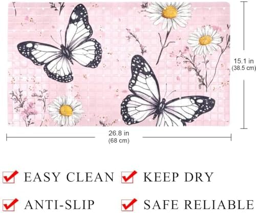 Baby Bath Mat Non Slip 26.8"x15.1" Bathtub Mat - Image 4