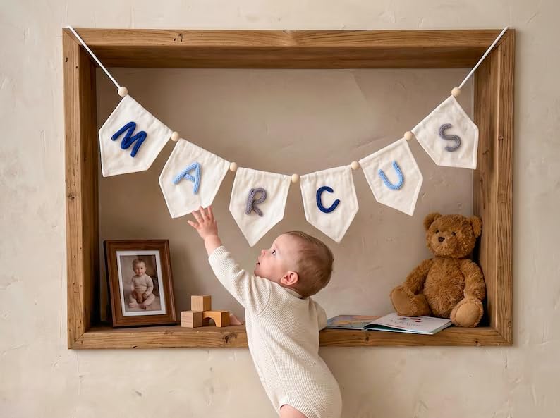 Personalized Canvas Bunting Banner - Image 3