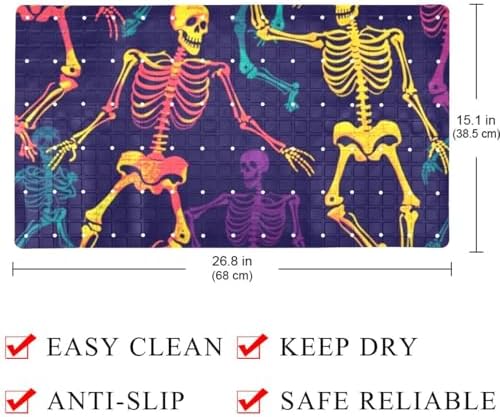 Non Slip Shower Mat Bathtub Mat 15.1x26.8 Inch, Quick Dry Bath Mat - Image 4