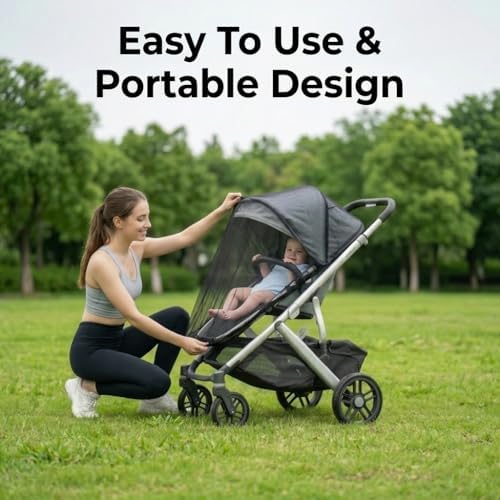 2 Pack Universal Baby Mosquito Net Cover - Image 3