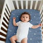 3 Pack Bedside Bassinet Sheets Girl & Boy 33" x 20" Rectangle - Image 4