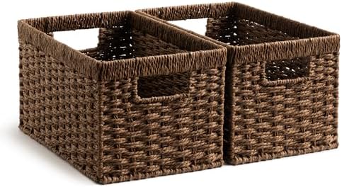 StorageWorks Rectangular Wicker Storage Baskets by StorageWorks